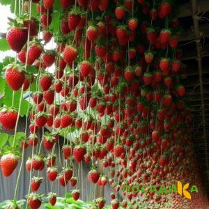 Клубника ампельная Анастасия купить по цене от 370р. в интернет-магазине «Посадика» с доставкой почтой в в Армянське и по всей России – [изображение №1].